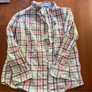 Carters size 7 boys button down shirt
